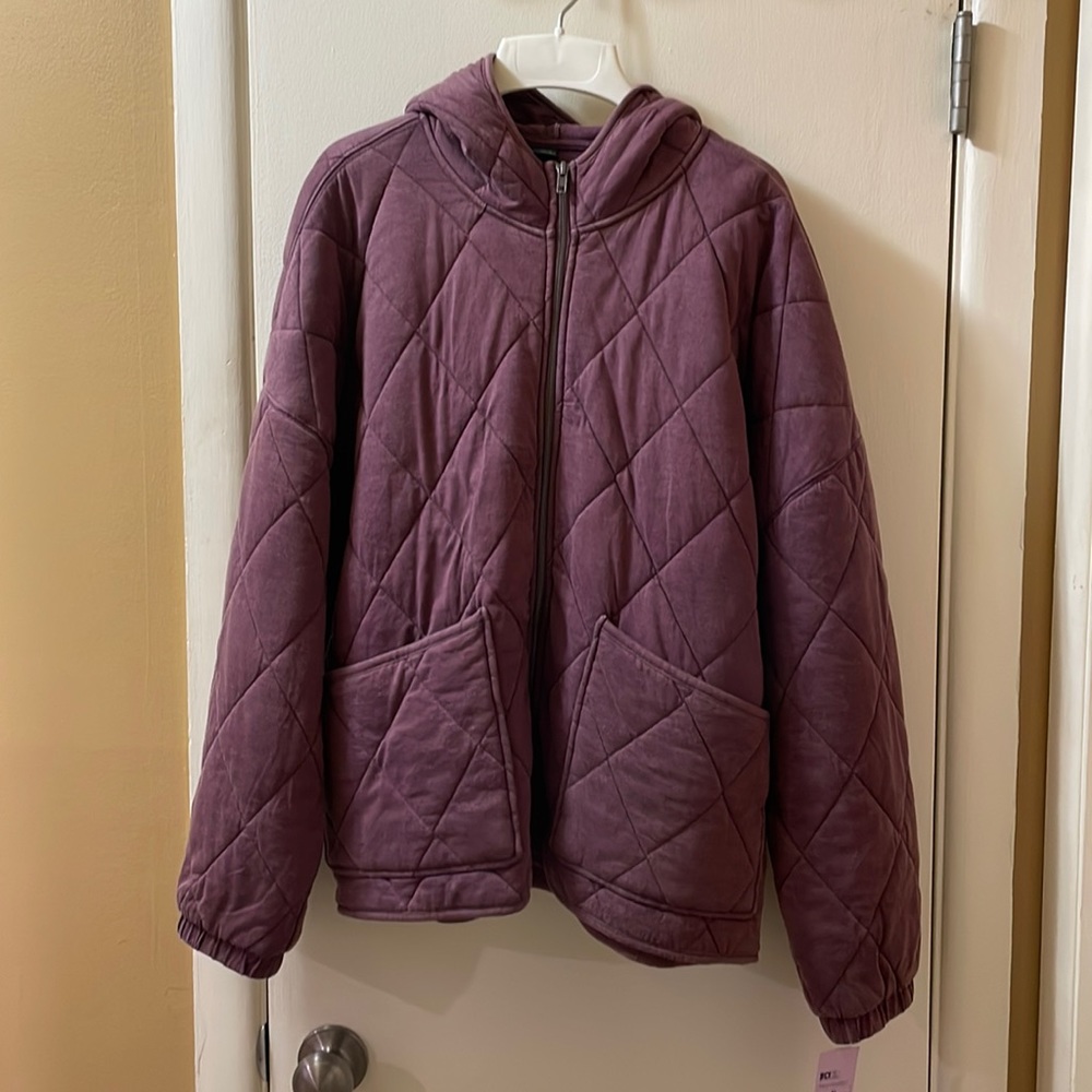 Mauve Quilted Jacket